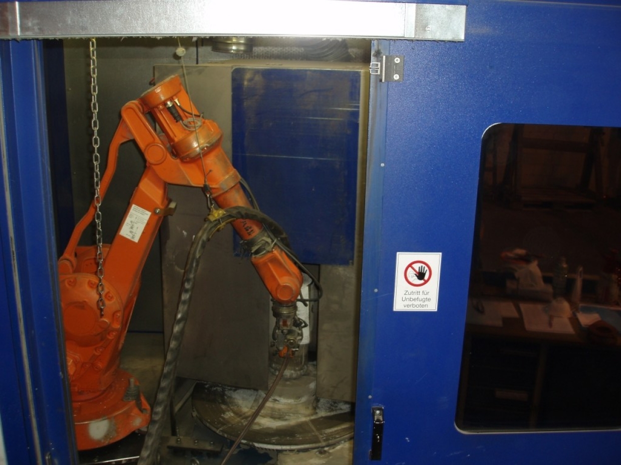 Bührer AG  -  Metallspritzen Maschinenbau Sandstrahlen Mobile Reparatur Spritzverfahren - Roboter