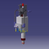 ANTEMO Anlagen & Teilefertigung GmbH  -  Industrieanlagen Anlagentechnik Prototypenbau Lohnarbeit Lohnfertigung - 3D Rendering von einem Entlüftungsbaustein Flugzeug Innenaustattung