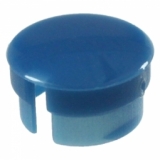 Ritel Ltd.  -  Kunststoffspritzteilen Drehknöpfe Kunststoffteile Plastikspritzgusses Industrieklemmen - Deckel bombiert, blau, glänzend