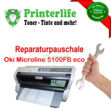 Printerlife  -  Drucker Druckerzubehör Farbband Farbbänder Toner - Servicepauschale Reparatur OKI Microline 5100FB eco