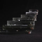 Ludwig Mohren KG Herstellung von Glas und Armaturen  -  Technisches Glas Messen Regeln Schmieren Messtechnik - Rundes Borosilikatglas - "Tempax"