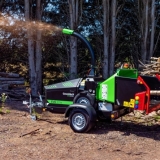 Küfner Arbeitsbühnen GmbH  -  Höhenzugangstechnik Arbeitsbühnen Hebebühne Mähraupen Teleskoplader - GreenMech Anhänger-Häcksler EVO 165 D