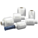 Contimeta GmbH  -  Verpackungstechnik Befestigungstechnik Verpackungszubehör Acryl Klebeband Acryl Packband - Handstretchfolie Contifilm Manu-12 90/300 Minirollen