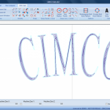 CIMCO CNC-Calc 7 -  Komplexe geometrische Berechnungen in Sekunden - Werkzeugbahnen für das Fräsen von Text