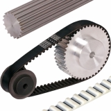 MÄDLER GmbH  -  Rollenketten Elastische Kupplungen RNG Kettenspanner SPANN-BOX SPANN-BOY - Zahnriementriebe, Zahnriemenräder - Zahnriemen und Zahnriemenscheiben in den Profilen T, AT, HTD und Zollgrößen MXL bis H sind in vielen Ausführungen vorrätig. HTD Zahnriemenscheiben sind auch in Taper-Ausführung verfügbar.