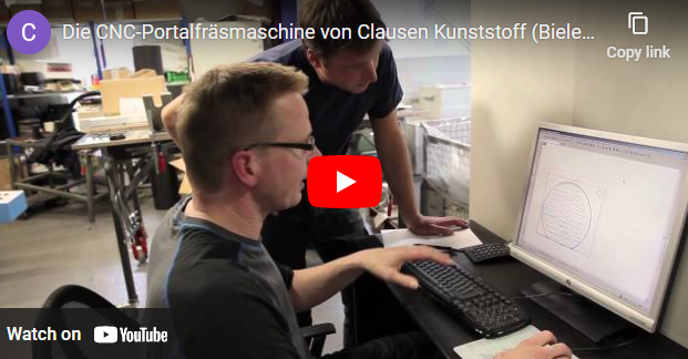 Clausen Kunststoff Handel & Verarbeitung GmbH  Eisenstraße 41 33649 Bielefeld Nordrhein-Westfalen Deutschland Kunststofftechnik Kunststoffverarbeitung Kunststoffteile Kunststoffdrehteile Maschinenverkleidungen